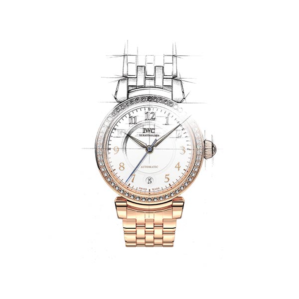 A sketch from the IWC Da Vinci line